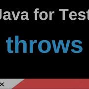 Java For Testers Part 196 Throws