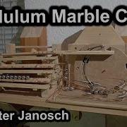 Pendulum Rolling Ball Clock EN Homemade 100 Mechanical Marble Machine Clock