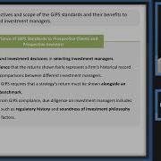 Overview Of The Global Investment Performance Standards Part I 2025 Level III CFA Program R3