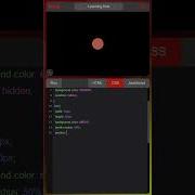 Bouncing Ball HTML CSS