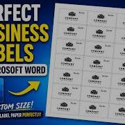 Как ИДЕАЛЬНО настроить размер бизнес наклеек в Microsoft Word для любой бумаги