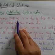 Distributed Database Types Distributed Systems Lec 65 Bhanu Priya