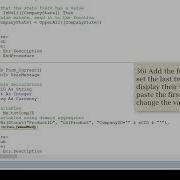 Visual Basic For Applications Part 2