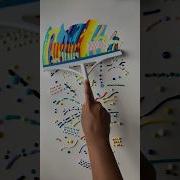 Satisfying Squeegee Painting Abstractart Artwork Shorts