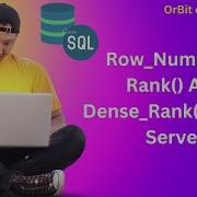 Row Number Rank And Dense Rank In SQL Server Partition By Over Clause In Sql Server