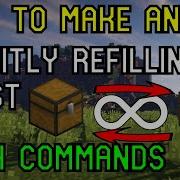 Auto Refilling Chest Tutorial With Commands In Minecraft Bedrock MCPE Xbox PS Win10 PE