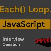 ForEach Loop In JavaScript In Hindi In 2024 JavaScript Interview Question 2