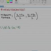 Using The Midpoint Formula