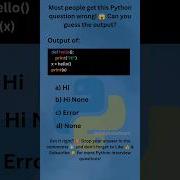Python Interview Challenge Print Vs Return Explained Shorts Python Interview Coding