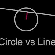 Intersection Between Line And Circle 2D Segment Collision Algorithm Java JavaScript C C