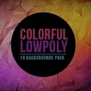 Bright And Colorful Lowpoly Background Pack After Effects Template