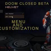 DOOM Closed Beta Menus And Customization