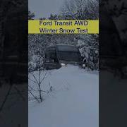 Ford Transit AWD Winter Snow Test Fordtransitvanlife Offroading Vanlife