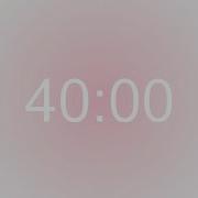 Pink Aura 40 Minute Timer Countdown