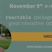 Reactable таблицы с Грегом Лином Open Source Lounge