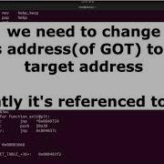 Overwriting Global Offset Table GOT Procedure Linkage Table PLT Binary Exploitation