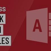 Access Working With Tables