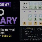 Сложение двоичных чисел LeetCode 67