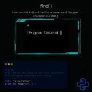 Find Method Python Tutorial Shorts Python Pythonprogramming