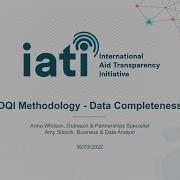IATI Data Quality Index Consultation Webinar Data Completeness English