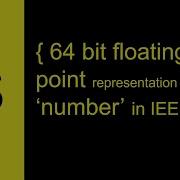 Javascript Double Precision 64 Bit In IEEE 754 Standard Representation Of Number Datatype