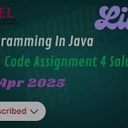 Programming In Java NPTEL Swayam Week 4 Programming Assignment 4 Solution 2025 Happy Coder