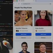 ASMR Programming Recreating Facebook Friends UI With React Tailwind No Talking