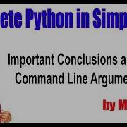 Python Tutorial Important Conclusions About Command Line Arguments By Durga Sir