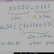 Fixed Point Decimal To From Binary Conversion