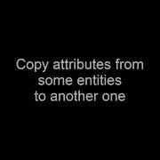 ER Studio Data Architect Copy Attributes From Some Entities To Another One