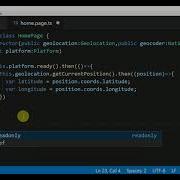Ionic4 Native Geocoder