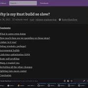 Making A Rust Crate Compile Faster