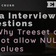 Why Treeset Does Not Allow NULL Values TreeSet In Java