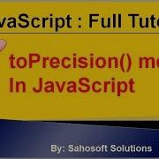 ToPrecision Method In JavaScript JavaScript Full Tutorial In Hindi
