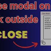 Click Outside To Close Modal In React Close Dialog On Clicking Outside