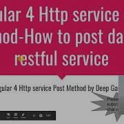 Angular 4 Http Service Post Method How To Post Data To Restful Service In Angular 4