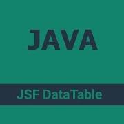 JSF DataTable