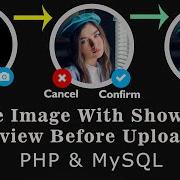 Update Image Profile With Preview Image Before Uploaded In PHP MySQL Update Preview Image PHP