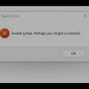 Invalid Syntax Perhaps You Forgot A Comma Error N Python Aryadrj IT