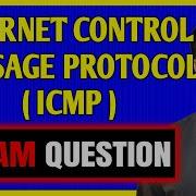 Internet Control Message Protocol ICMP