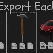 Export Collections And Objects Individually In Blender