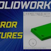How To Use SolidWorks Mirror Features SolidWorks Beginner S Tutorial