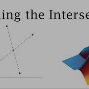Finding The Intersect Of Two Lines Matlab