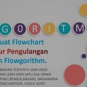 5 Pembahasan Flowchart PENGULANGAN Menggunakan Aplikasi FLOWGORITHM