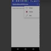 Android Popup Menu Using Popup Menu As Android Options Menu