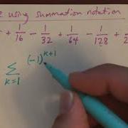 Rewrite With Summation Notation