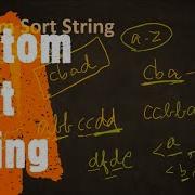 Custom Sort String LeetCode 791 Coders Camp