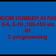 How To Generate Random Number In Some Specific Range In C