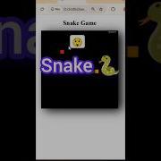 Css Animation Effect Build A Snake Game From Scratch With HTML CSS And JS Trending Coding Shorts