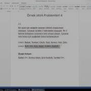 Bölüm 25 JAVA Giriş Dersleri ArrayList Yapısı Için Örnek Soru